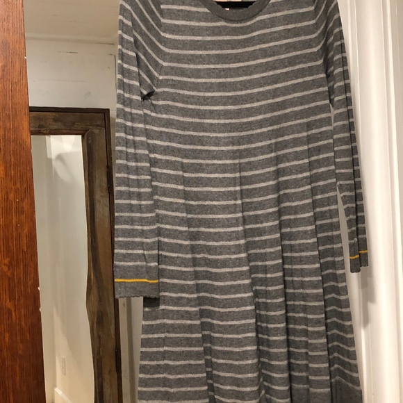 Medium Philosophy GreyWhite Stripe Sweater Dress - Picture 2 of 3